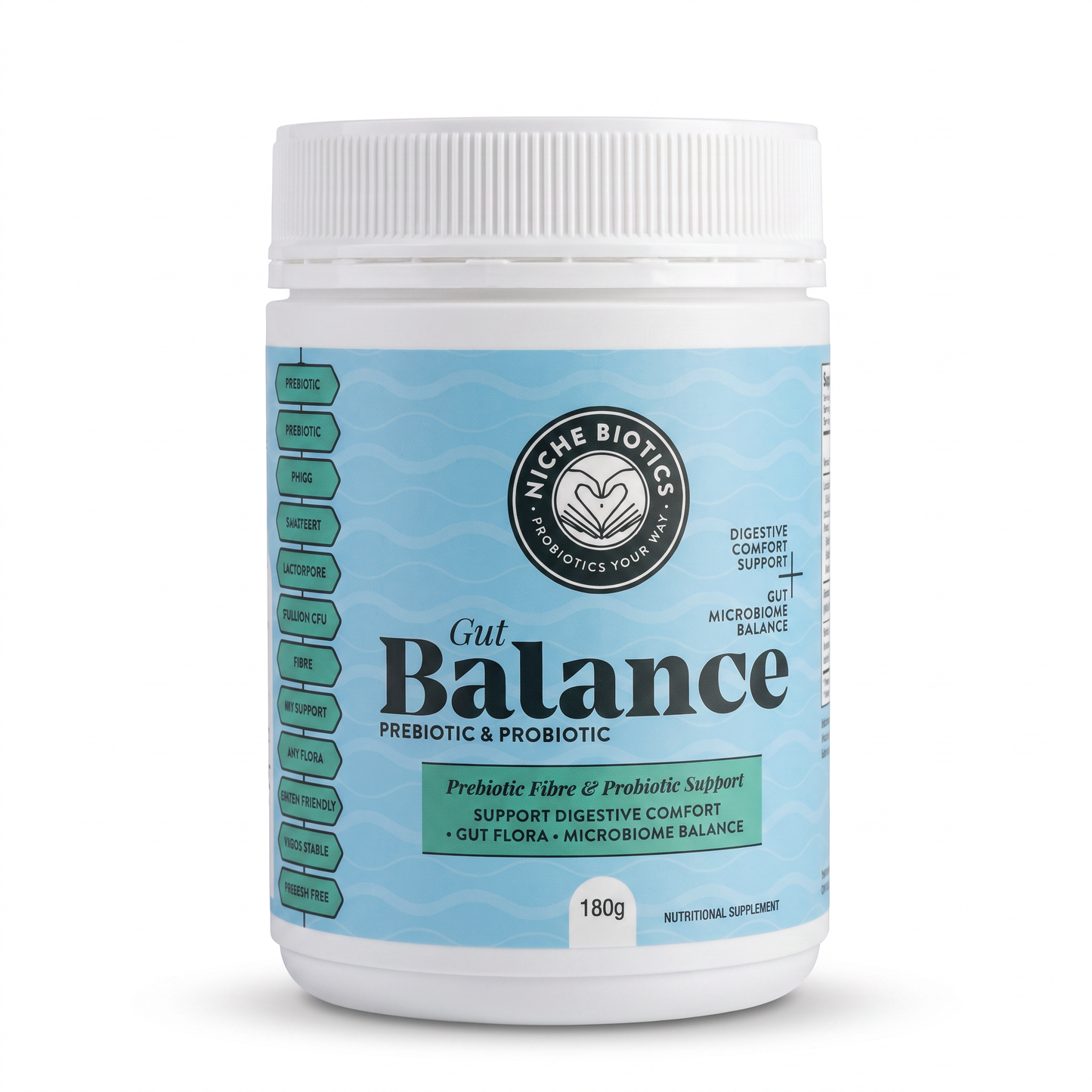 Gut Balance+ — Prebiotic & Probiotic (Synbiotic) Powder