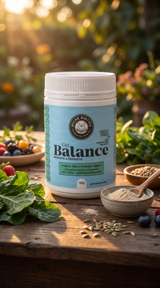 Gut Balance+ — Prebiotic & Probiotic (Synbiotic) Powder