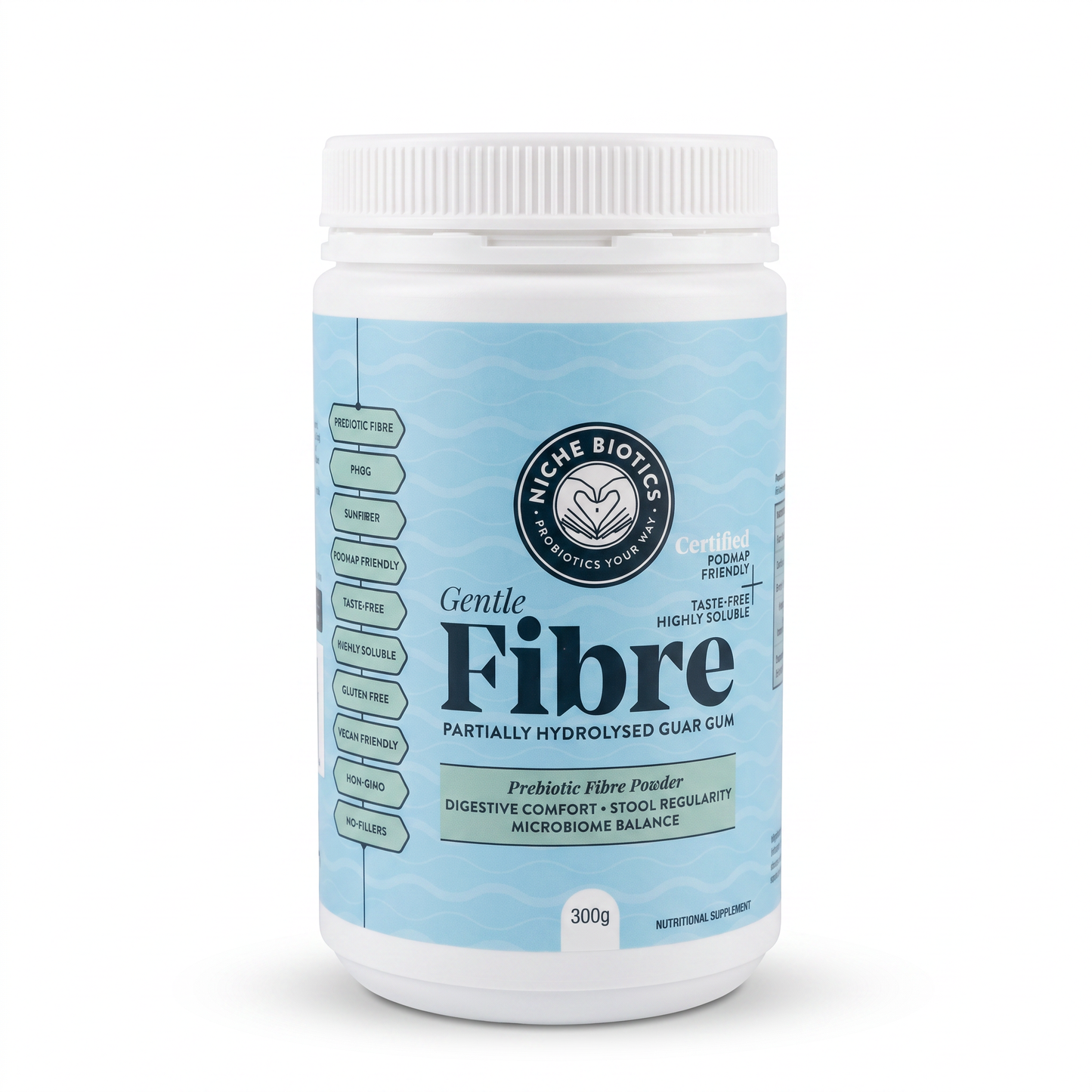 Gentle Fibre — Prebiotic PHGG (Sunfiber®) Powder